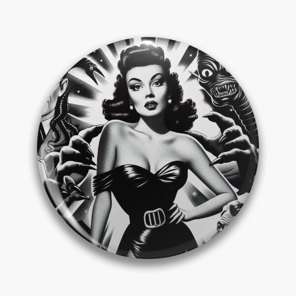 Item preview, Retro Horror Sci-fi designed and sold by PulpVintage.