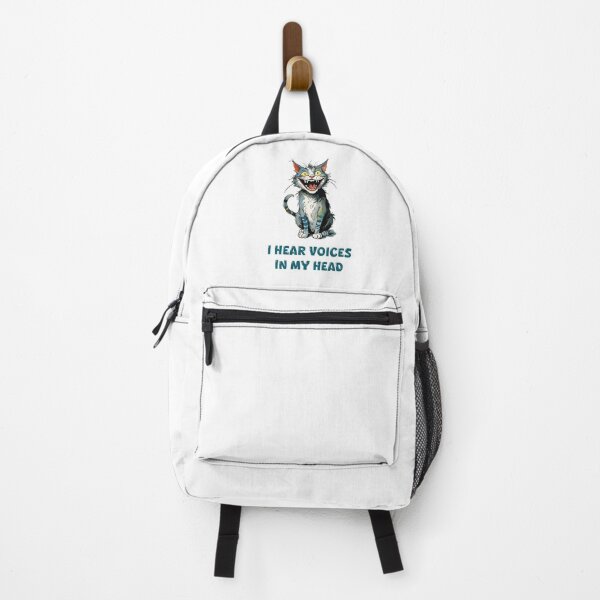 Item preview, Crazy Cat hears voices designed and sold by NordicBadger.