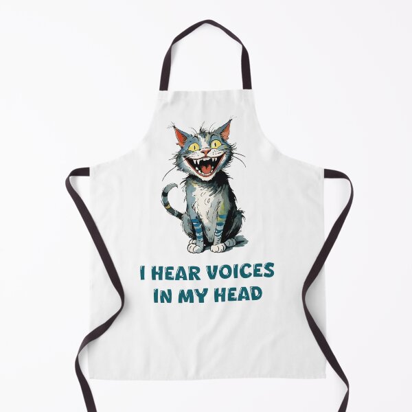 Item preview, Crazy Cat hears voices designed and sold by NordicBadger.