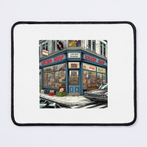 Item preview, Record shop designed and sold by OldSchoolRetro.