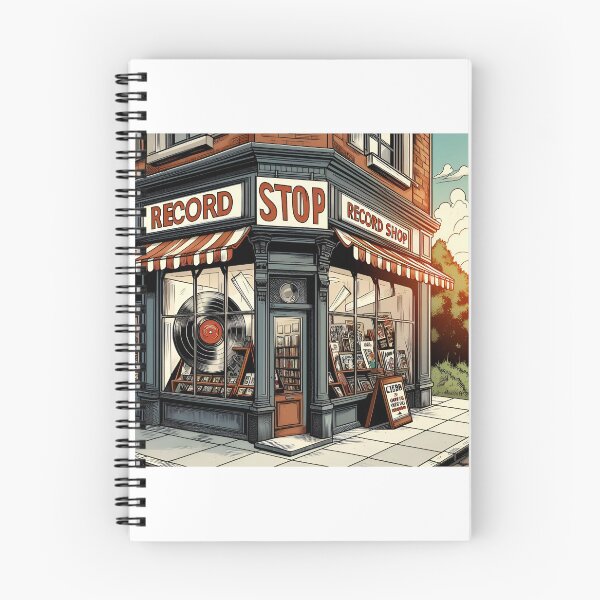 Item preview, Record shop designed and sold by OldSchoolRetro.