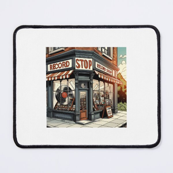 Item preview, Record shop designed and sold by OldSchoolRetro.
