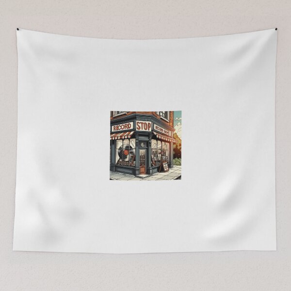Item preview, Record shop designed and sold by OldSchoolRetro.