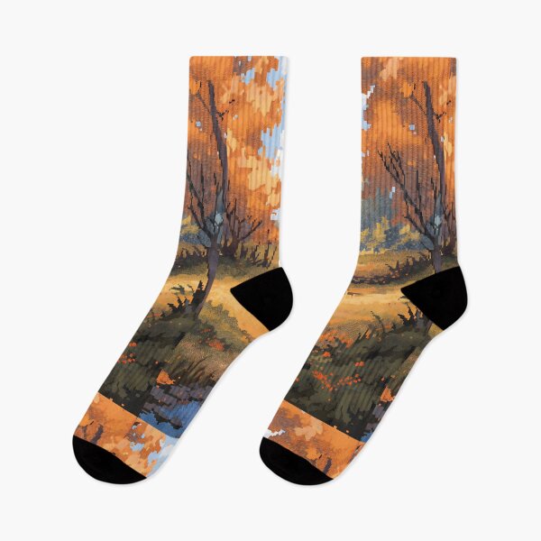 Item preview, Autumn forest, scenery- Pixel art designed and sold by octoboobs.