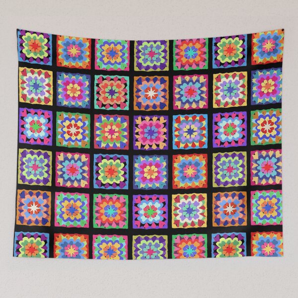 Item preview, crochet design colors designed and sold by CarolCaju.