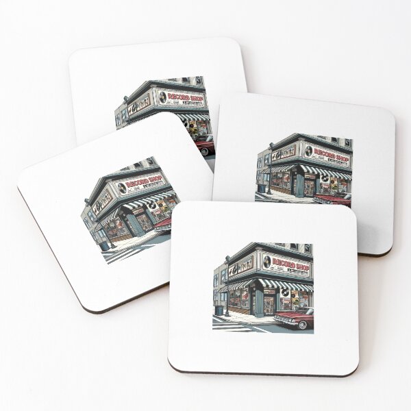 Item preview, Record shop designed and sold by OldSchoolRetro.