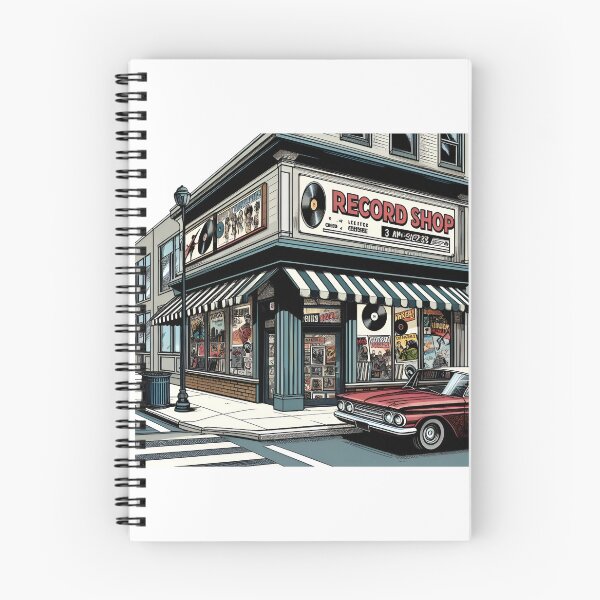 Item preview, Record shop designed and sold by OldSchoolRetro.