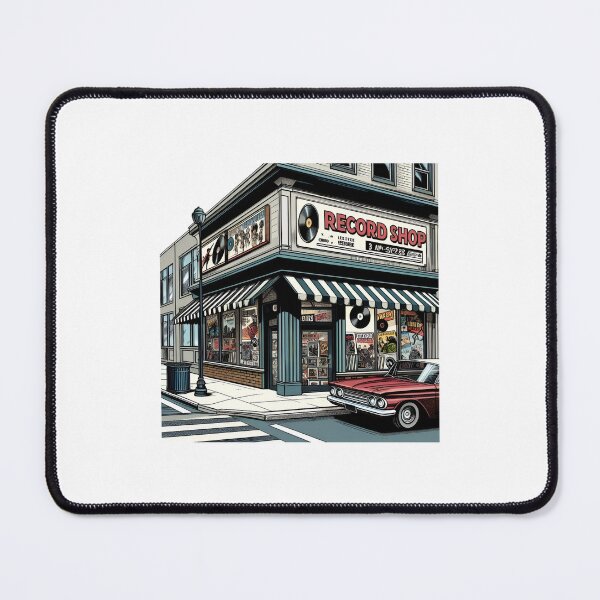 Item preview, Record shop designed and sold by OldSchoolRetro.