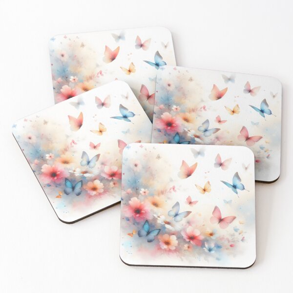 Item preview, Watercolor Butterflies - Colorful Butterflies Pattern - Spring Colorful Butterflies designed and sold by stylishdzign.