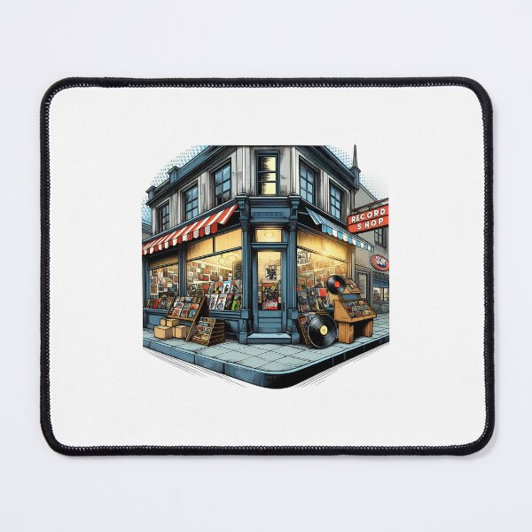 Item preview, Record shop designed and sold by OldSchoolRetro.