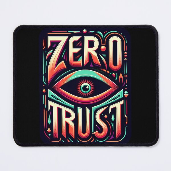 Item preview, Zero Trust, typography designed and sold by maxmaj.