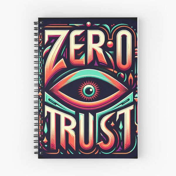 Item preview, Zero Trust, typography designed and sold by maxmaj.
