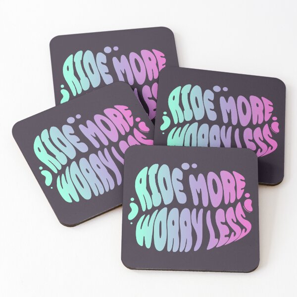 Item preview, Ride More Worry Less | 60s Psy Lettering designed and sold by monkeybusiness.pt.