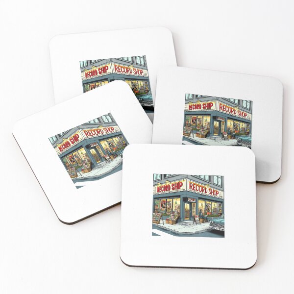 Item preview, Record shop designed and sold by OldSchoolRetro.