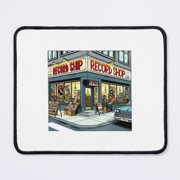 Item preview, Record shop designed and sold by OldSchoolRetro.