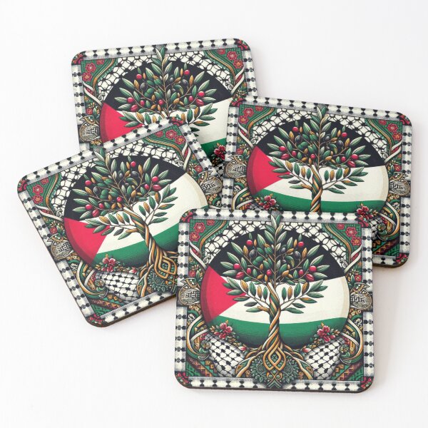Item preview, Eternal Olive - Palestinian Heritage Artwork designed and sold by GlobalGrace.