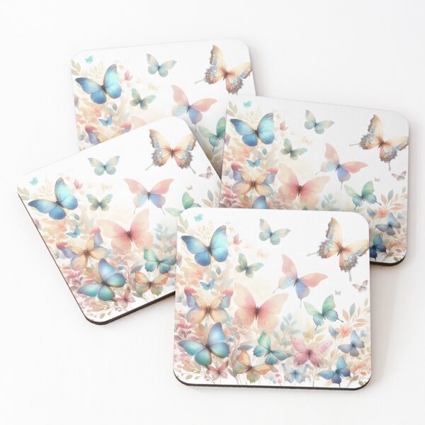 Item preview, Watercolor Butterflies - Colorful Butterflies Pattern - Spring Colorful Butterflies designed and sold by stylishdzign.