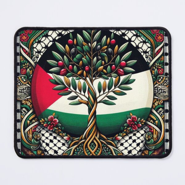 Item preview, Eternal Olive - Palestinian Heritage Artwork designed and sold by GlobalGrace.