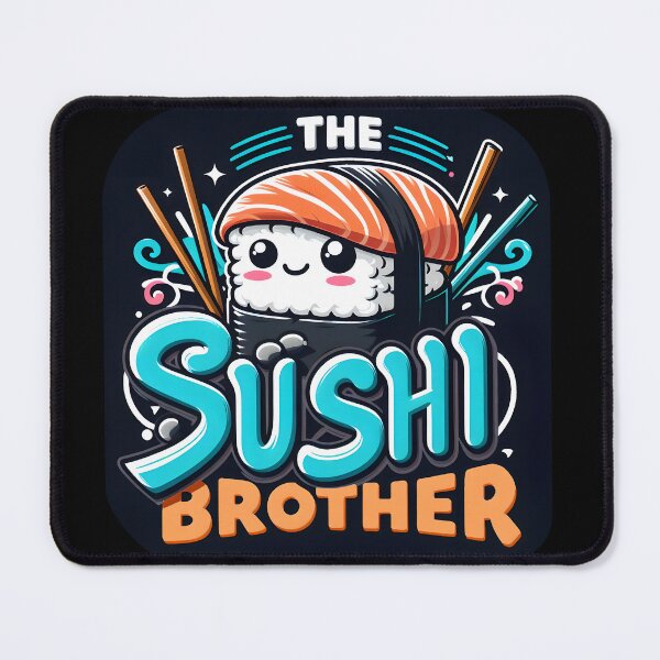 Item preview, the sushi brother, typography,PUN designed and sold by maxmaj.