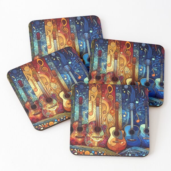 Item preview, Colorful Acoustic Guitars designed and sold by I-I-Trading-Co.