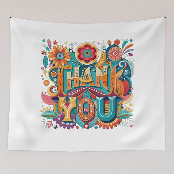 Item preview, Blossoming Gratitude: Thank You Floral Design designed and sold by Colorful-Garden.