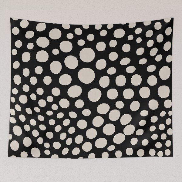 Item preview, Animal Spots Black and Linen White designed and sold by tonymagnerart.
