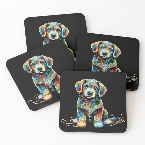 Item preview, Colorful puppy magic designed and sold by ROYAL-STAR.