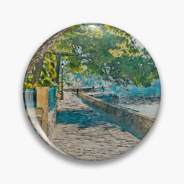 Item preview, Puerto Pollensa Mallorca Watercolour Effect designed and sold by GG WALL ART.