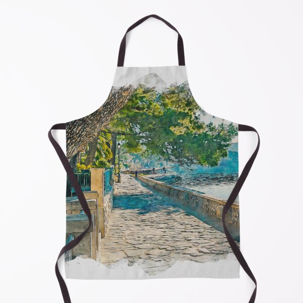 Item preview, Puerto Pollensa Mallorca Watercolour Effect designed and sold by GG WALL ART.