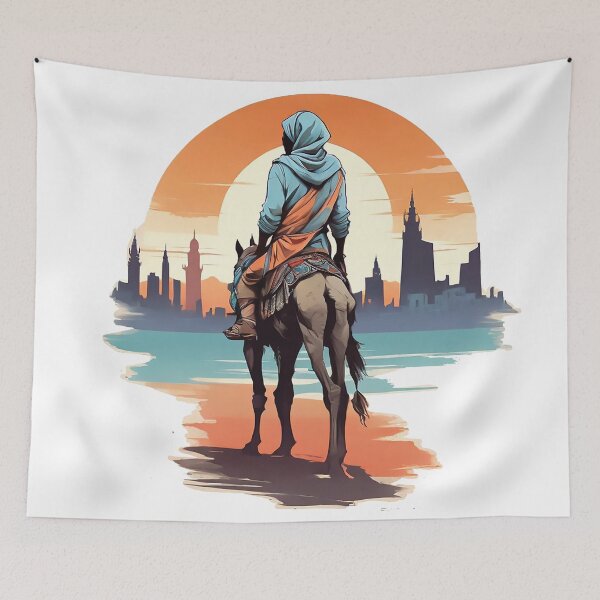 Item preview, tradition Marroco city digital painting designed and sold by StellarValor.