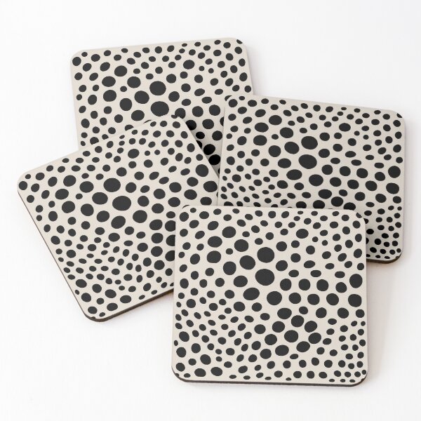 Item preview, Animal Spots Black and Linen White designed and sold by tonymagnerart.