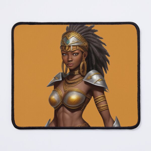Item preview, Female African fantasy warrior designed and sold by MartineP77.