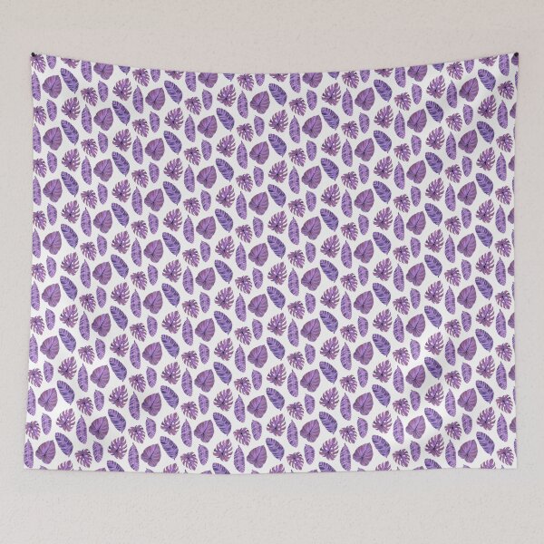 Item preview, Purple Tropical Leaves designed and sold by adlkh.