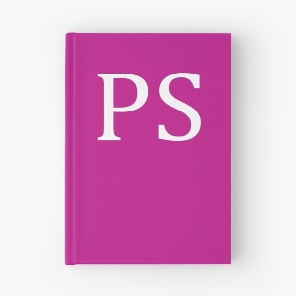 Item preview, PS Initials Monogram Elegant White Letters designed and sold by Jeallan Designs.