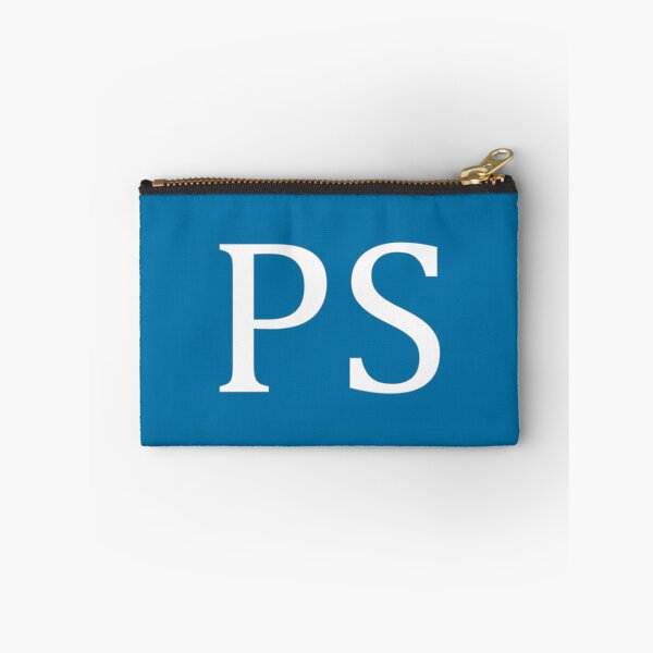 Artikelvorschau, PS-Initialen-Monogramm-elegante weiße Buchstaben entworfen und verkauft von Jeallan Designs.