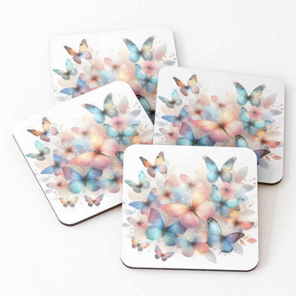 Item preview, Watercolor Butterflies - Colorful Butterflies Pattern - Spring Colorful Butterflies designed and sold by stylishdzign.