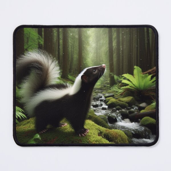Item preview, Noir Nuisance - Skunk's Stealthy Stroll designed and sold by ProgressMagnet.