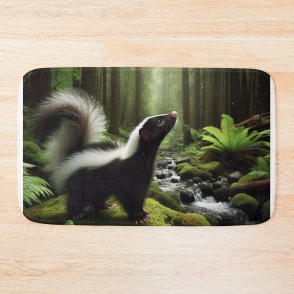 Item preview, Noir Nuisance - Skunk's Stealthy Stroll designed and sold by ProgressMagnet.