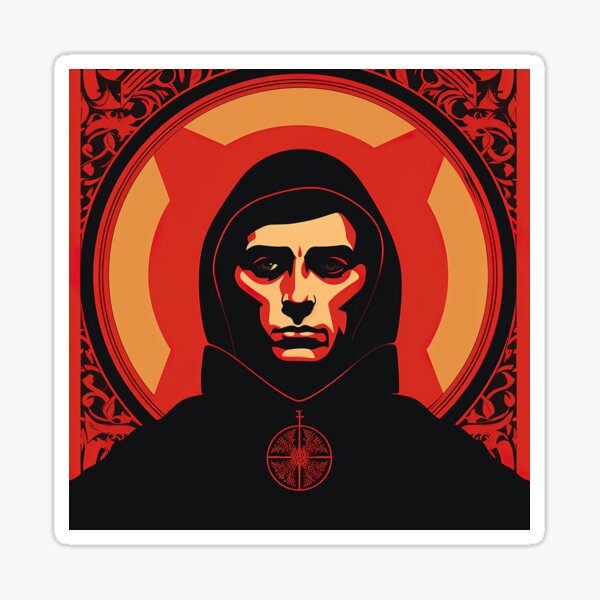 Item preview, John Duns Scotus | Red minimalism designed and sold by ComicsFactory.