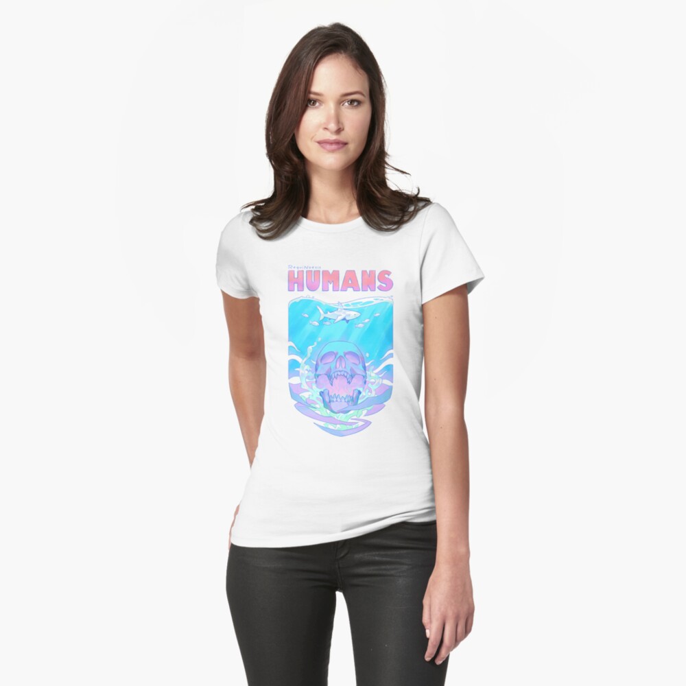 Item preview, Fitted T-Shirt designed and sold by Requinoesis.