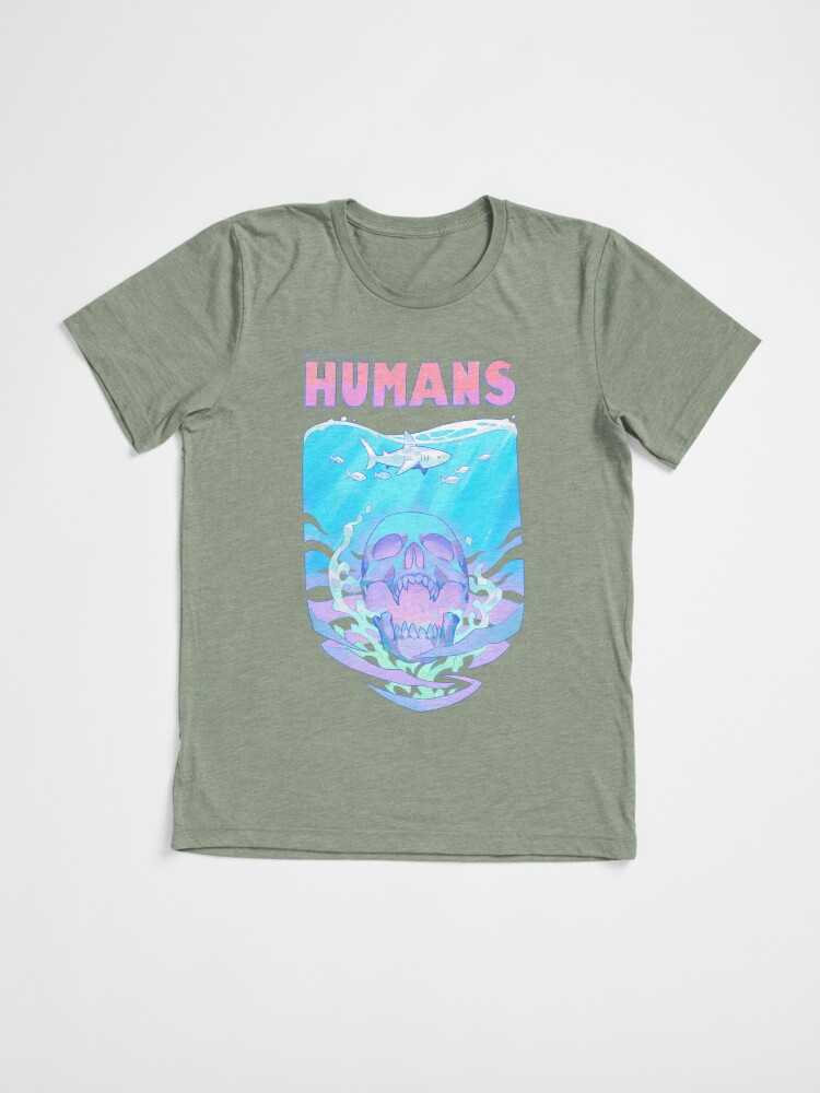 Thumbnail 3 of 7, Tri-blend T-Shirt, HUMANS designed and sold by Requinoesis.