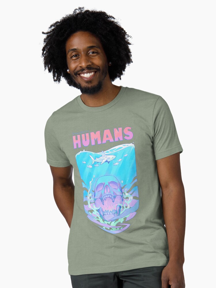 Thumbnail 1 of 7, Tri-blend T-Shirt, HUMANS designed and sold by Requinoesis.