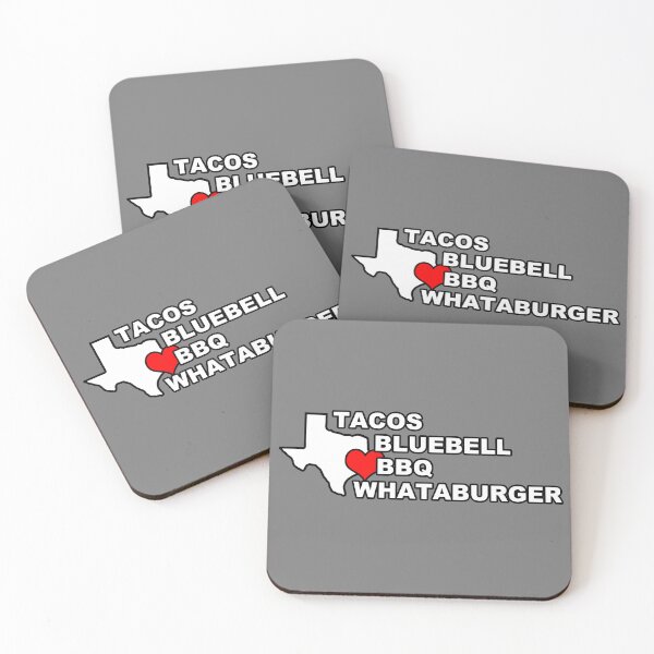 Item preview, Tacos - Blue-Bell - BBQ - Whataburger - TEXAS PRIDE - Proud Texan -TX Food designed and sold by originalsusie.
