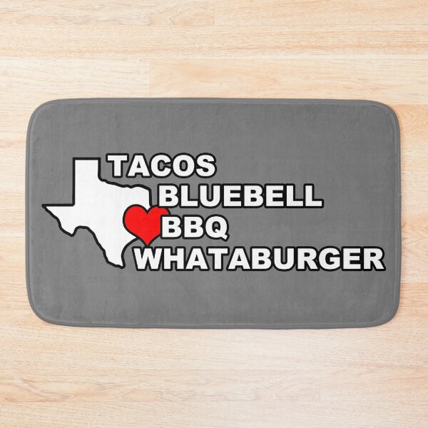 Item preview, Tacos - Blue-Bell - BBQ - Whataburger - TEXAS PRIDE - Proud Texan -TX Food designed and sold by originalsusie.