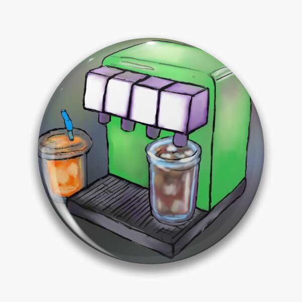 Item preview, Soda pop fountain drink carbonation machine orange cola ice cold drink designed and sold by super_shimizu.