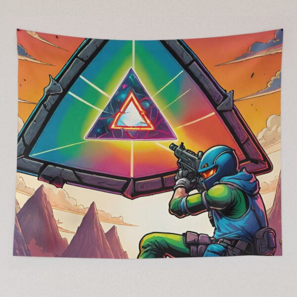 Item preview, Triangle UFO Encounter: Future Soldiers designed and sold by GrizzlyCollective.
