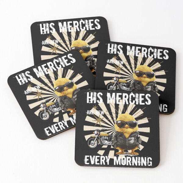 Item preview, His mercies are new every morning - design with chicken designed and sold by SOUDESIGN-vibe.