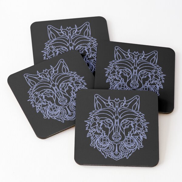 Item preview, Mechanic wolf (blue glitter color) designed and sold by Margival.