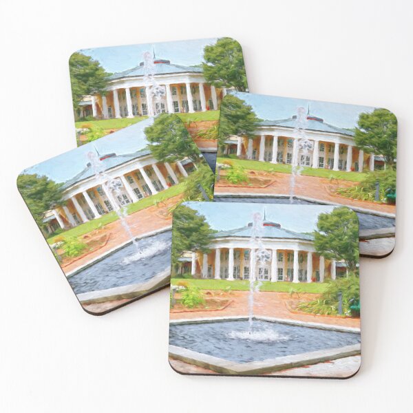 Item preview, Robert Lee Stowe Visitor Pavilion At Daniel Stowe Botanical Garden Painting designed and sold by CarolRMontoya.