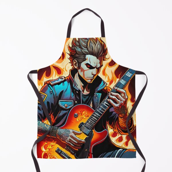 Item preview, Inferno Riff: Guitarist on Fire designed and sold by GrizzlyCollective.